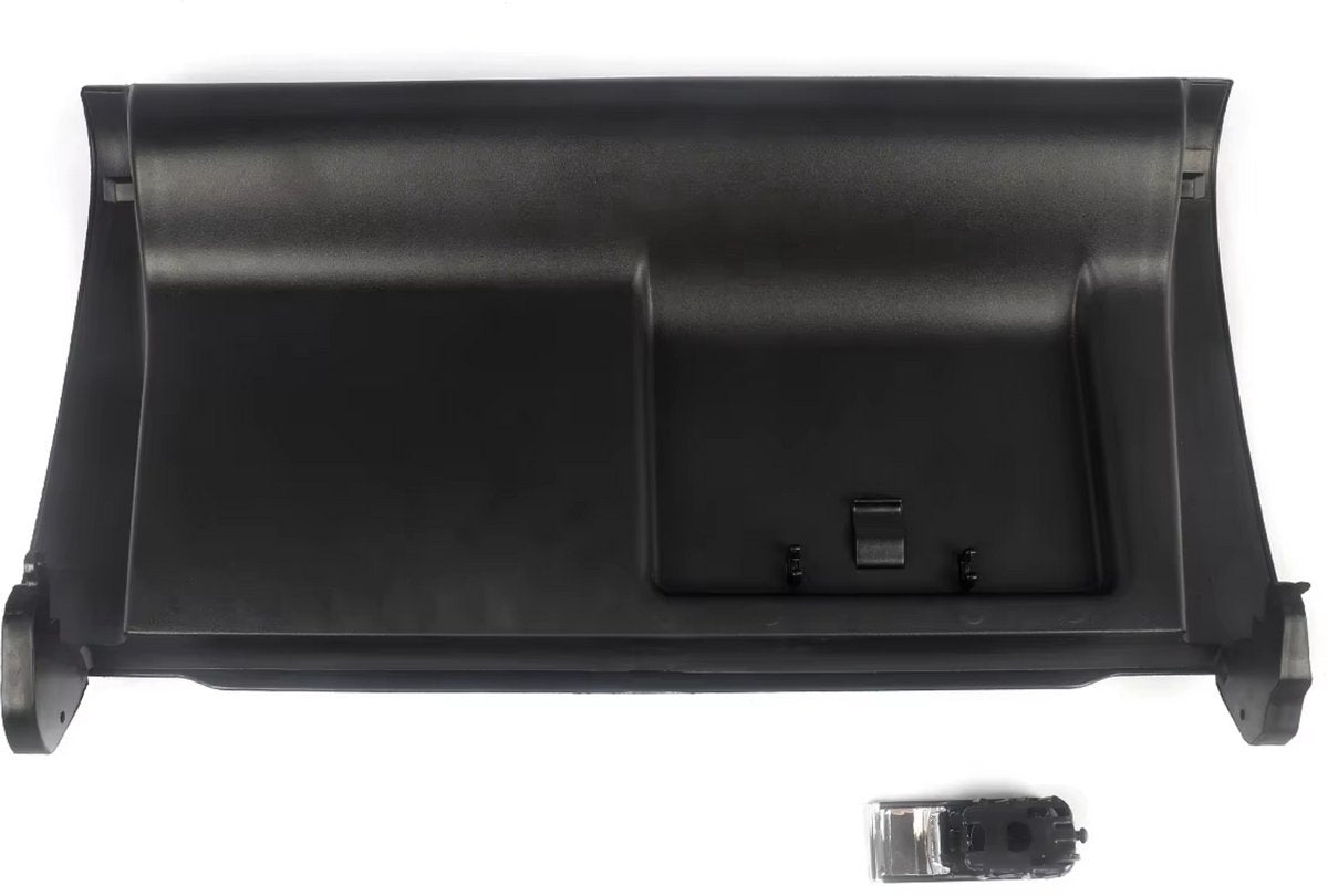 Blackline Glovebox - Zwart Handschoenenkastje Deurdeksel - Voor Audi A4 B7 (2001-2008) - Met Gesp - Auto Accessoires
