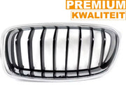 Grille Racerline - Voorbumper Grille - Voor BMW 3 Serie F30/F31/F35 (2012-2018) - Chroom & Zwart - Auto accessoires