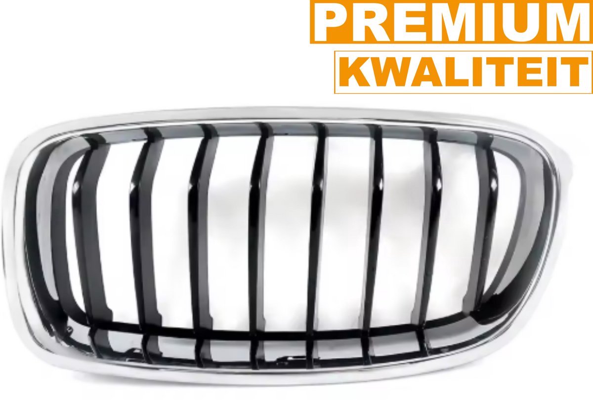 Grille Racerline - Voorbumper Grille - Voor BMW 3 Serie F30/F31/F35 (2012-2018) - Chroom & Zwart - Auto accessoires