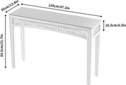 Consoletafel Blingi - Haltafel - Wandtafel - Zilver - Sidetable - 120cm - Modern