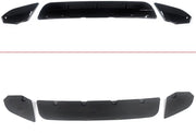 Frontlip TurboX - Voorbumper Spoiler Lip - Voor BMW X3M F97/X4M F98 (2019-2022) - Gloss Zwart/Koolstofvezel Look - Auto accessoires