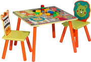 Bolt Edge Kindertafel - Koeienprint - Met 2 stoeltjes - Kindermeubel deluxe
