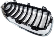 Voorbumper grille - Chroom & Zwart - Voor BMW F34 328i/335i 3 Serie GT (2013-2019) - Links & Rechts - Auto accessoires