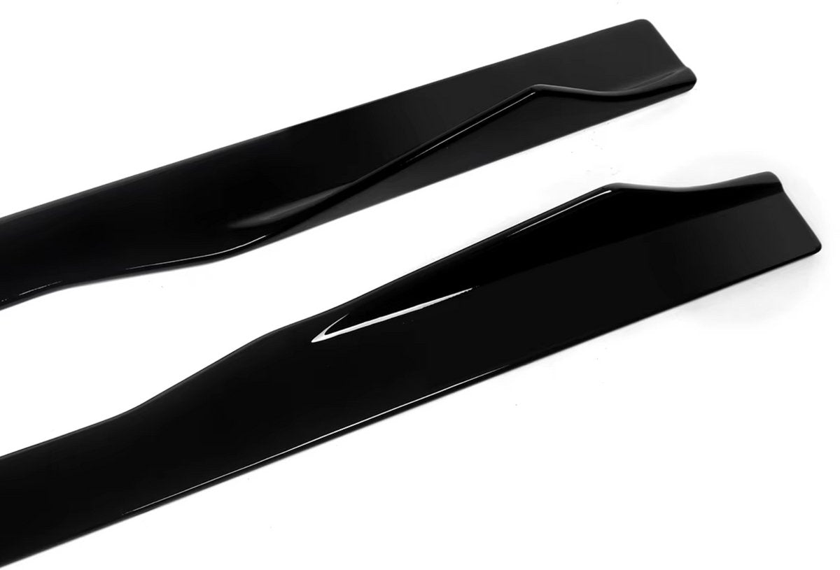 Zijrok Verlengde Rockerpaneel - Voor BMW 8 Serie G14/G15 (2019-2024) - Glanzend Zwart - Auto accessoires