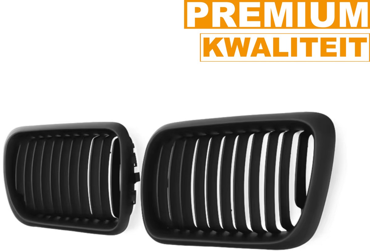 Voorbumper grille - Voor BMW M3 E36 3 Serie Coupe/Sedan (1997-1999) - Matzwart - Auto accessoires