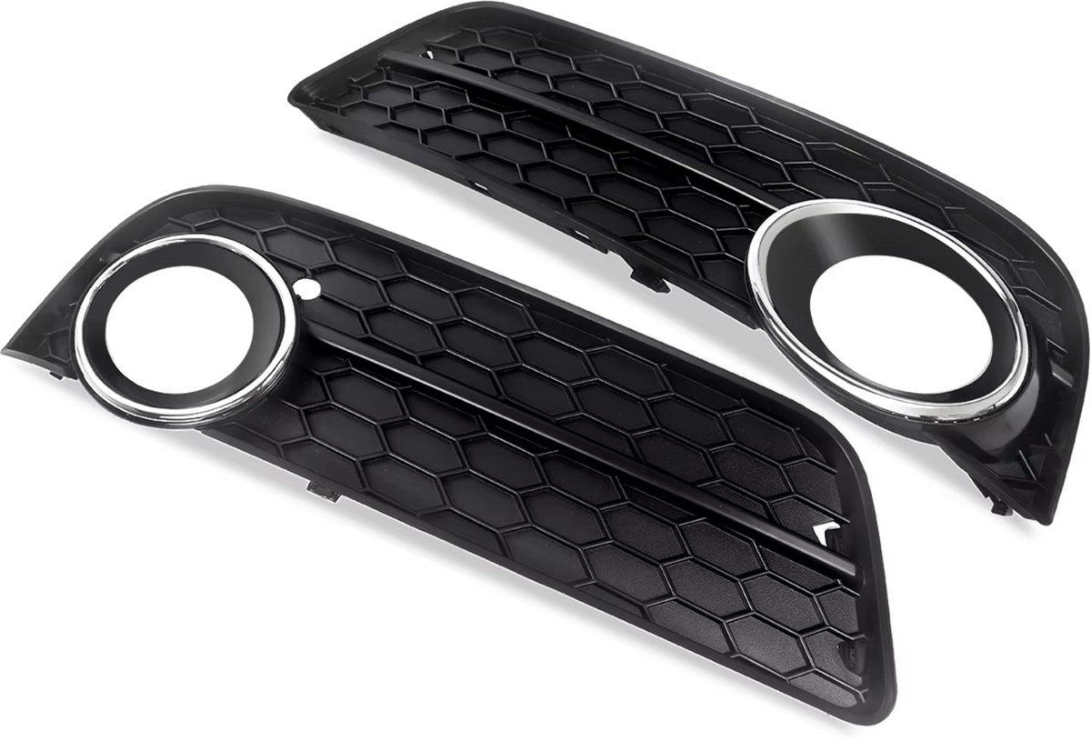 Voorbumper - Voor Audi A5 Coupe/Cabrio 2008-2011 - Auto accessoires - Mistlichtgrille - Bumpercover voorzijde - Zwart