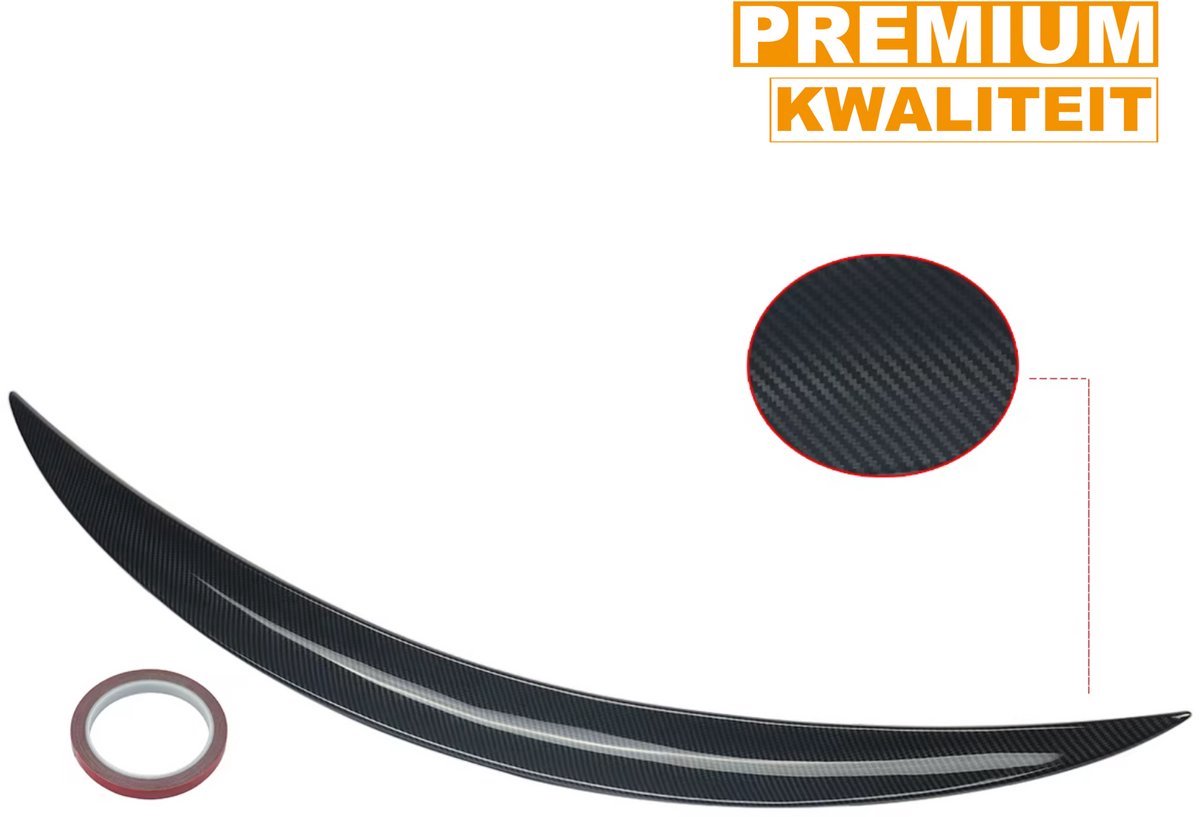Spoiler Vortexline - Kofferbak Lip - Gloss Zwart - Voor BMW 2 Serie F22/F23 & M2 F87 - Aerodynamisch Ontwerp