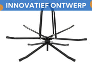 Vloerverwarming molen - Buizenhaspel - Afrolsysteem - Haspelrol - Makkelijk te verdelen - Voor Vloerverwarming op Bouwplaatsen en in Fabrieken - Roestbestendige Metaalconstructie - Zwart