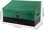 Happyment Tuinkussenbox - Tuinbox - Opbergbox - Waterdicht - 100L