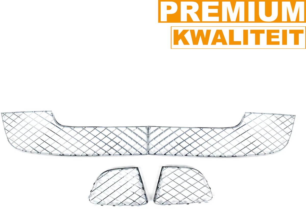 Voorbumper Onderste Grille Set - Voor Bentley Continental GT/GTC (2012-2016)- Chroom