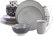Happyment Serviesset 16-delig - 4 persoons - Diner set - Keramiek