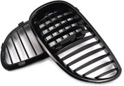 Voorbumper - Voor BMW E60/E61 5-Serie 2004-2009 - Auto accessoires - Niergrille - M stijl - Gloss Zwart