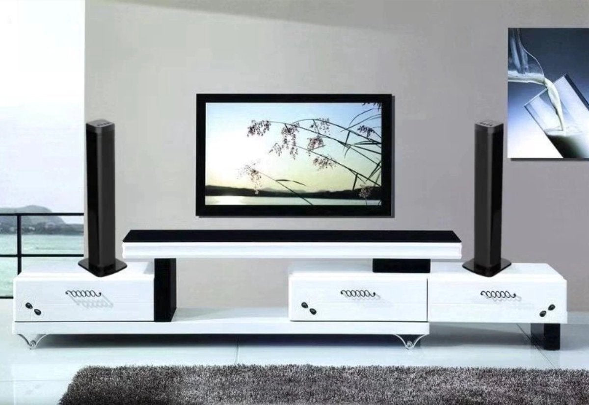 Happyment Soundbars TV - Soundbar Met Subwoofer - Soundbar - Soundbar PC - Zwart