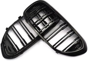 Voorbumper grille Deluxe - Voor BMW 5 Serie G30/G31 (2017-2018) - Gloss Black - Auto accessoires - Magisch Design