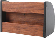 Bureau Organizer - Pennenbakje - Opbergrek - Met Lades - Potloodhouder - voor Thuis & School - Vintage Stijl Opbergdoos - Bruin - 20×11.8×13.5cm