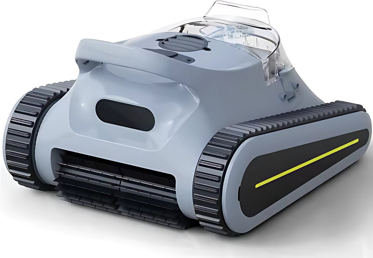 Robotic Zwembadstofzuiger - Zwembadrobot - Voor Muren en Vloeren tot 2200 sq.ft - 45.000 Pa Krachtige Zuigkracht & Wandklimfunctie - Seauto Crab Pro