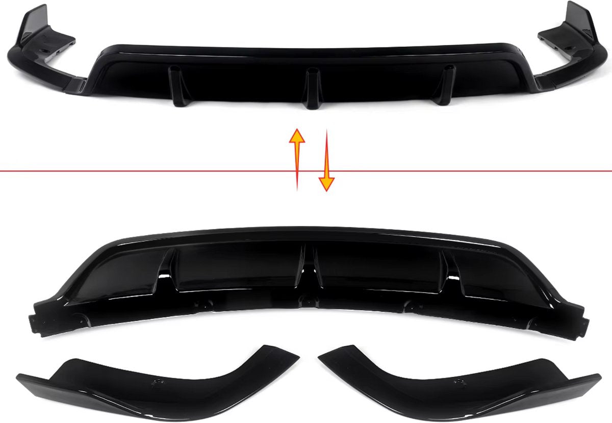 Body kit - Voor BMW X5 G05 LCI 2023+ - Auto accessoires - Lipsplitter - Dakspoiler - Achterdiffuser