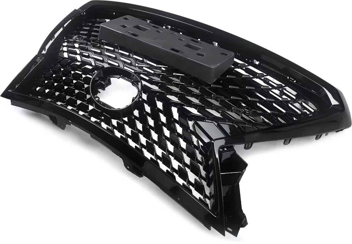 Voorbumper grille Gitro - Voor Lexus RX350/RX450H/RX350L (2016-2019) - Basissport Stijl - Chroom & Zwart
