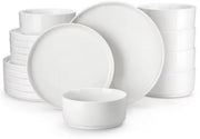 Regal Bordenset – 4 persoons – 12 delig – Wit Keramisch – Eetborden – Ontbijtborden