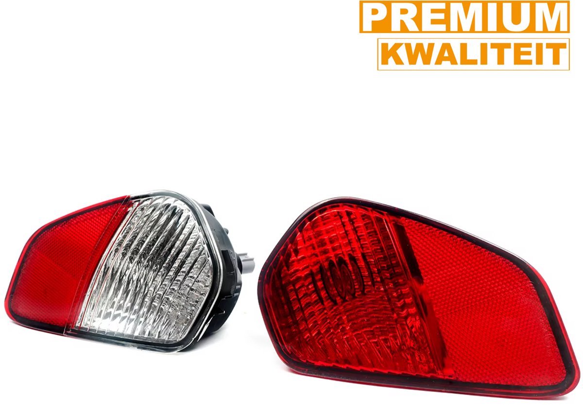 Reflector Set Nightline - Achterbumper Reflectoren - Set van 2 - Voor Mitsubishi Outlander (2016-2018) - Auto Accessoires