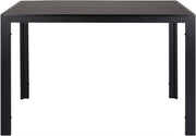 Tuintafel kunststof - 110cm - Voor Balkon, Terras en Tuin - Aluminium frame - Rechthoek - Weerbestedig