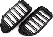 Grille Elite - Voorbumper grille Deluxe - Voor BMW 5 Serie G30/G31 (2017-2018) - Gloss Black - Auto accessoires - Magisch Design