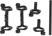3 STKS Universele Kinderwagen Connector - Voor Twin en Paraplu Kinderwagens - Verstelbare Lengte - Lichtgewicht en Essentieel voor Reizen