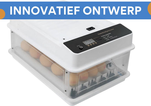 Automatische Broedmachine - Eierdraaier - Voor 36 eieren - Met LED-Verlichting