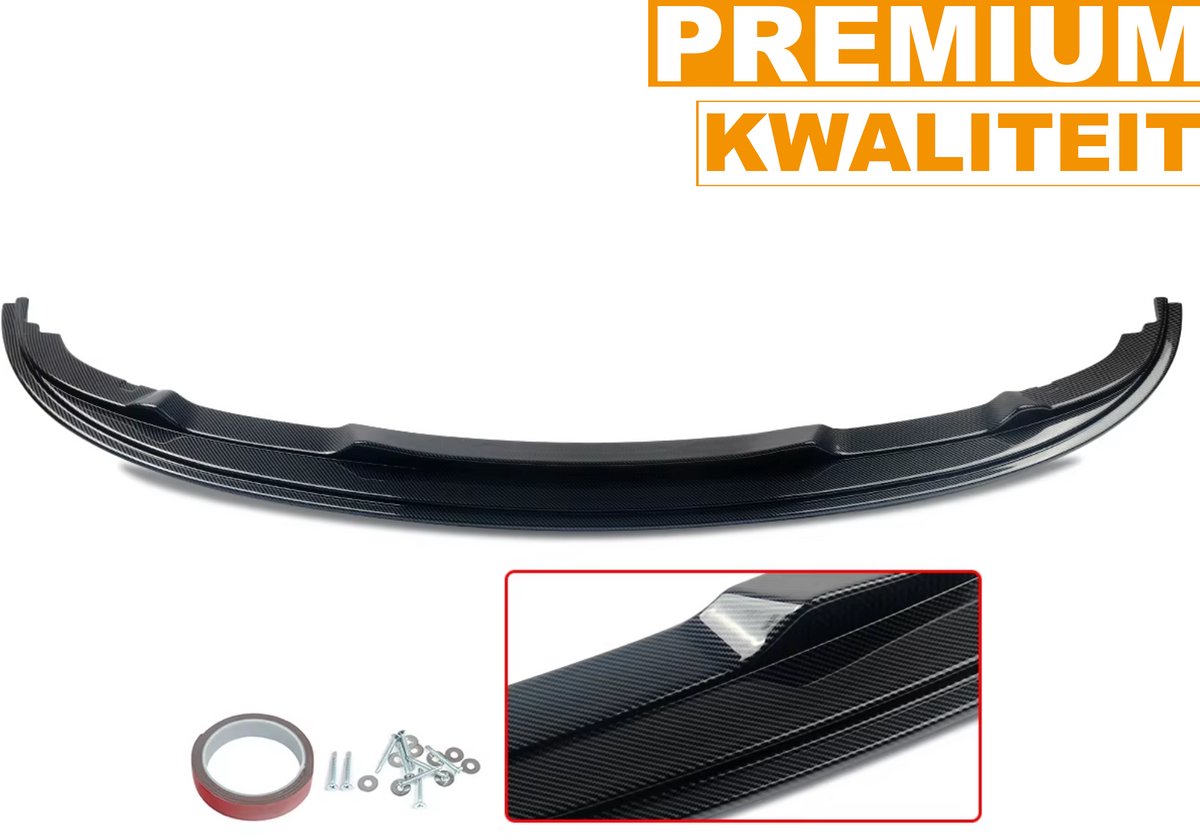Voorbumper - Voor BMW 3-Serie E90/E91 LCI - Auto accessoires - Upper splitter lip - Carbon Painted - M stijl