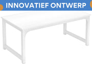 Modern Computerbureau - Wit - Voor Thuiswerkplek of Kantoor - Bureau - 180cm