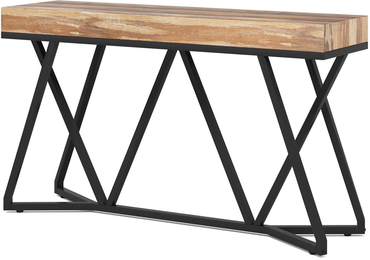 Wandtafel -Haltafel - Dressiortafel - Bijzettafel - Sidetable - Beige/Hout