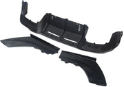 Achterdiffuser - Carbon Look - Voor BMW F87 M2/M2 Competition (2016-2020) - Performance Stijl
