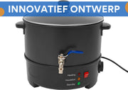 Wax Smelter Machine - Waxverwarmer - Wax apparaat - Smeltpan voor kaarsen - Kaars maker machine - Voor Kaarsen Maken, Zeep & DIY Ambachten - 8L Paraffine Heater met Digitale Temperatuurcontrole - 1000W Non-Stick Coating
