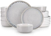 Azzuro Serviesset - 36 delig - 12 persoons - Beige - Dinerborden - Bordenset - Diepe borden - Ontbijtborden - Servies - Keukenservies