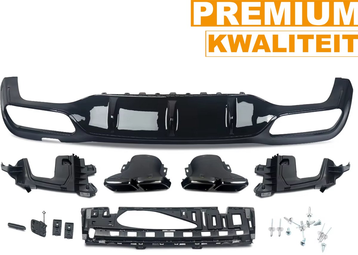 Voorbumper grille - Radiator - Voor VW Passat (2012-2015) - Onderste Grille & Mistlicht Cover Set