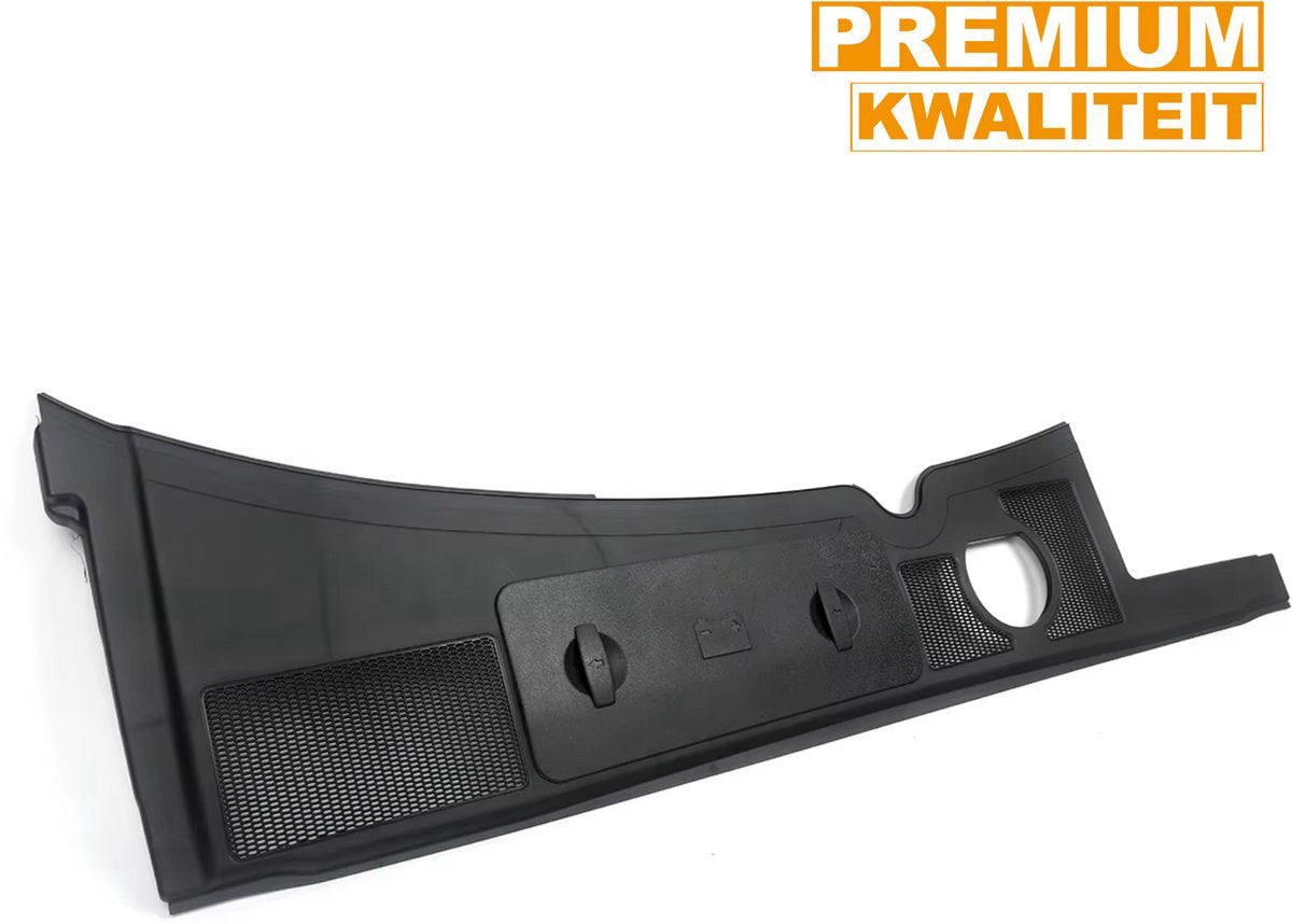 Waterdeflector Lade + Batterij Cover Veyrox - Zwart - Voor Audi A4/S4/RS4 Sedan B6/B7 (2001-2008)