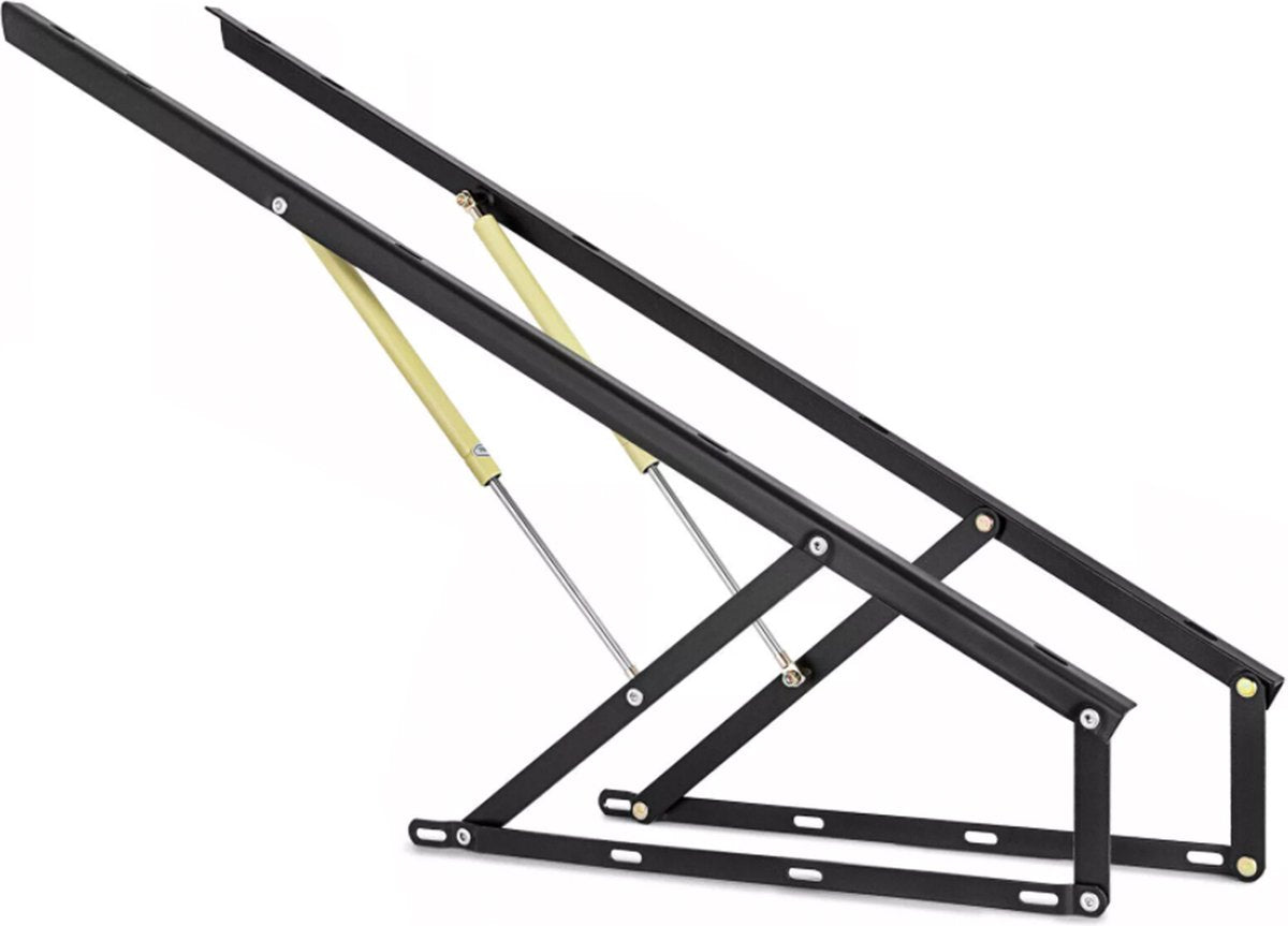 Happyment® Bedlift Mechanisme - Pneumatische Opslag - Gasveer - Box Bed Sofa Opslag - Black friday - Sinterklaas - Kerstcadeau - 152CM