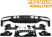 Achterbumper Diffuser - AMG E63 Stijl - Carbon Look - Auto Accessoires - Voor Mercedes W213 E-Klasse (2016-2020)