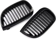 Grille Glossline - Voorbumper Grille - Gloss Black - Auto accessoires - Voor BMW E81/E87 1 Serie (2004-2007)