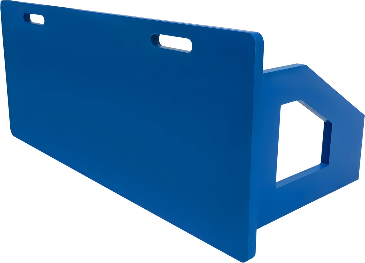 Rebounderboard - Voetbaltrainig - Voetbalbouncer - Trainingsmatriaal – Voor voetbaltraining binnen en buiten – Voor passen en schieten - Blauw
