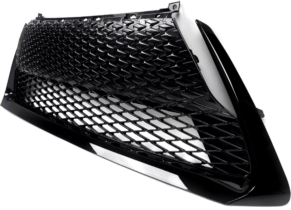 Voorbumper Grille - Voor Lexus CT200H (2014-2017) - Bovenste + Onderste Grillmontage - Glanzend Zwart