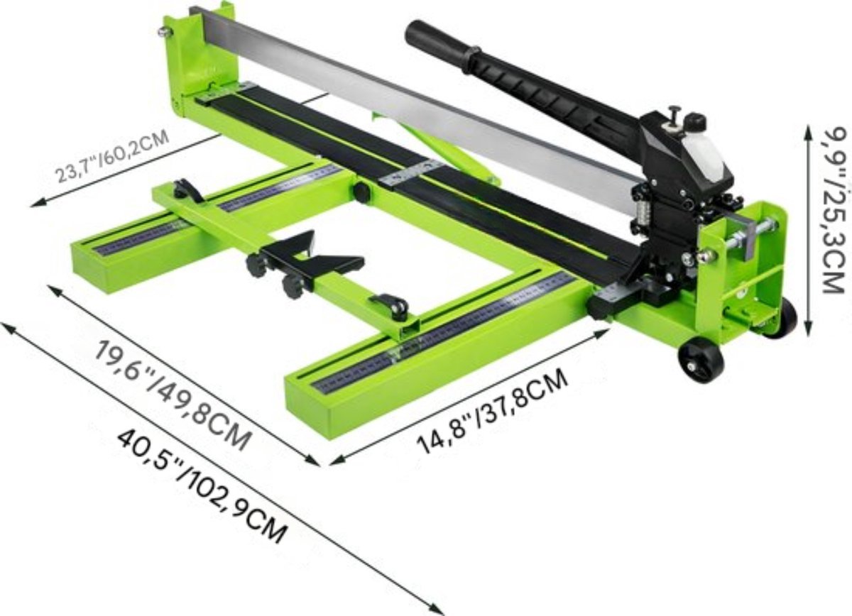 Professionele Tegelsnijder - Ergonomische Grip - Handmatig - Infrarood laser - 800/1200mm