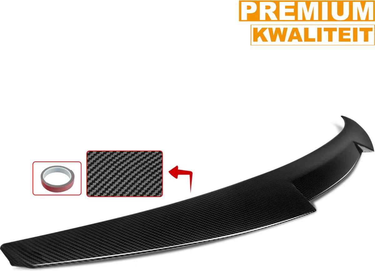 Achterspoiler - Voor Audi A4 B9 Sedan 2017-2022 - Auto accessoires - Kofferspoiler - Achterklepspoiler - Carbon Look