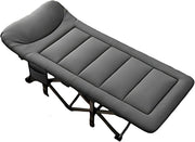 Opvouwbare Stretcher - Voor buiten, tuin, kamperen, terras & zwembad - Draagbaar - Veldbed - Comfortabel zonnebed loungestoel - Lichtgewicht aluminium frame