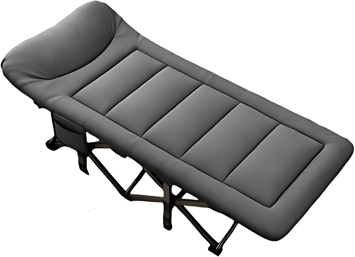 Opvouwbare Stretcher - Voor buiten, tuin, kamperen, terras & zwembad - Draagbaar - Veldbed - Comfortabel zonnebed loungestoel - Lichtgewicht aluminium frame