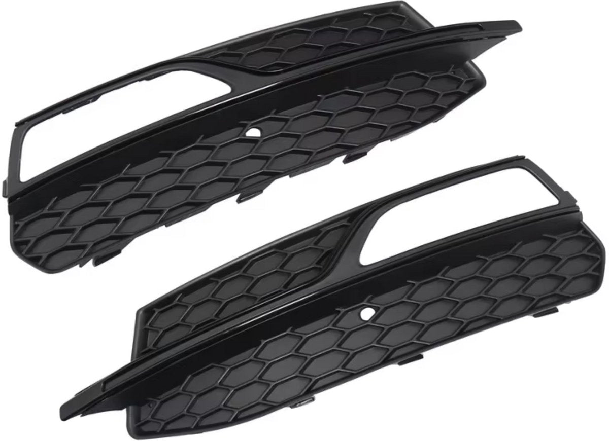 Grille - Voor Audi A3 S-Line 2014-2016 / A3 S3 2013-2017 - Auto accessoires - Honingraat grille - Zwart - ABS