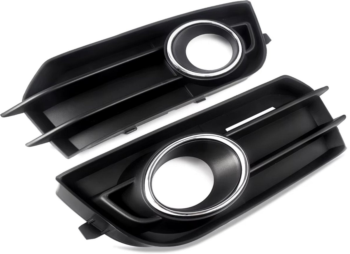 Grille - Voor Audi A1 8X 2010-2014 - Auto accessoires - Mistlichtgrille - Chroom accenten