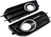 Voorbumper - Voor Audi Q5 2013-2017 - Auto accessoires - Mistlampgrille - Chroom accenten