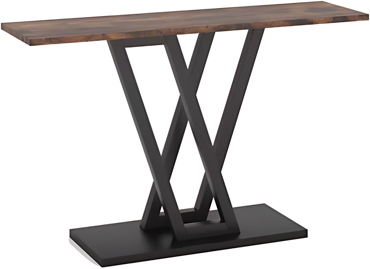 Consoletafel - Wandtafel - Haltafel - Gang of woonkamer - 110cm - Bruin