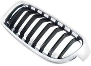 Grille Racerline - Voorbumper Grille - Voor BMW 3 Serie F30/F31/F35 (2012-2018) - Chroom & Zwart - Auto accessoires